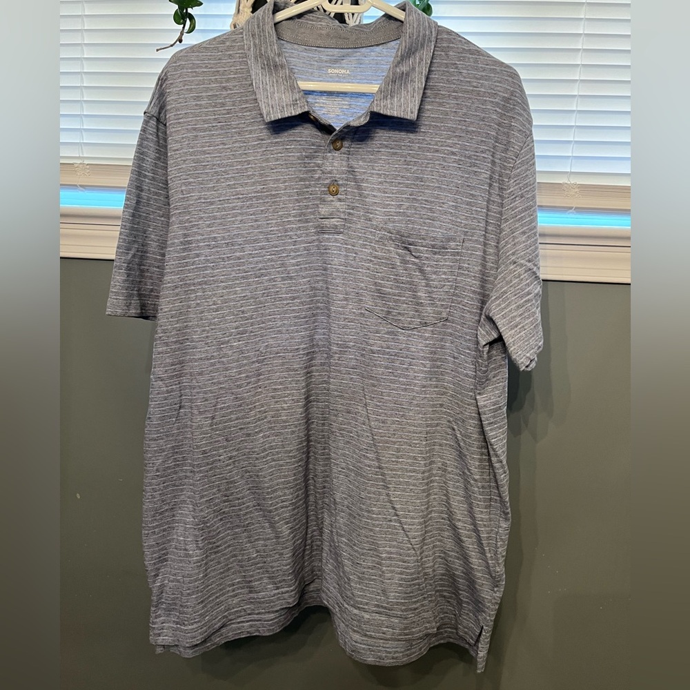 Sonoma Men's Striped Polo Shirt